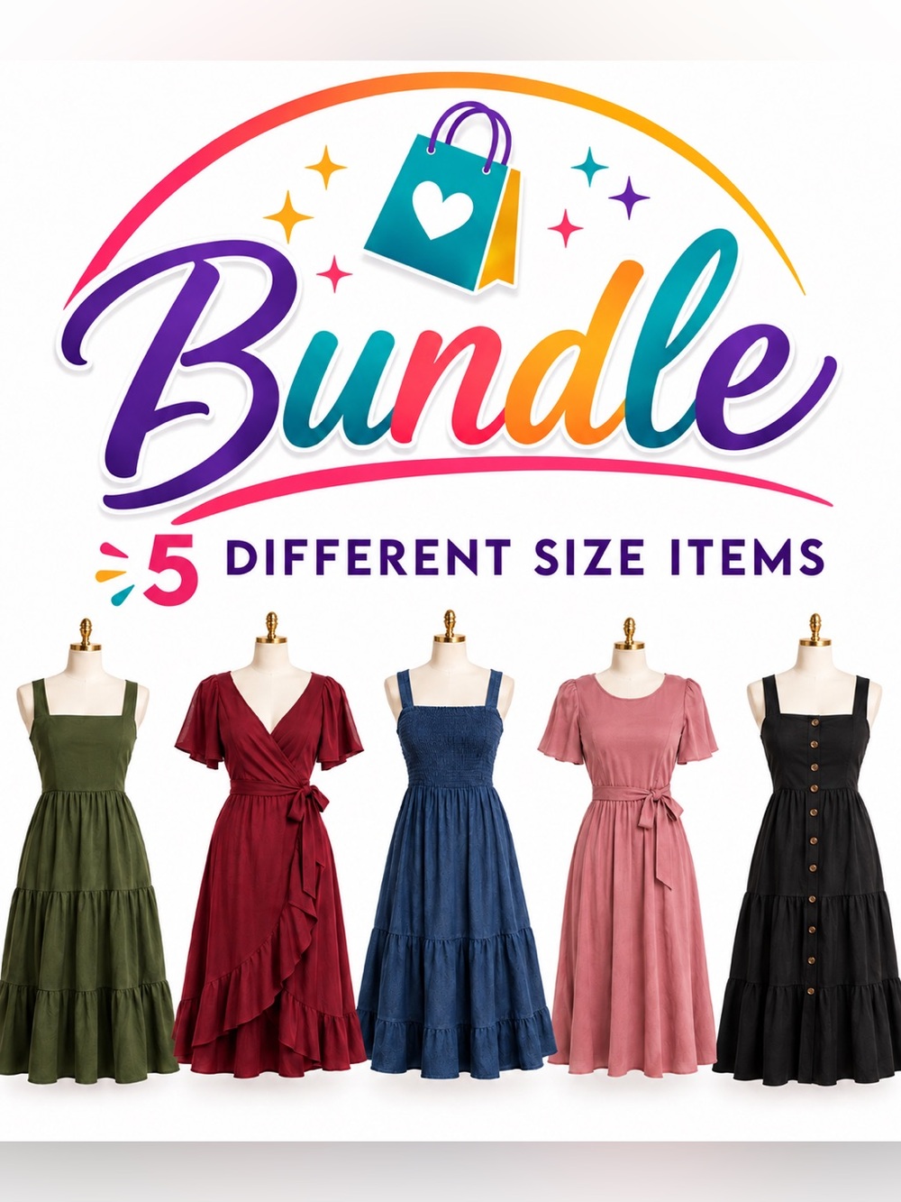 5 Different Items Bundle